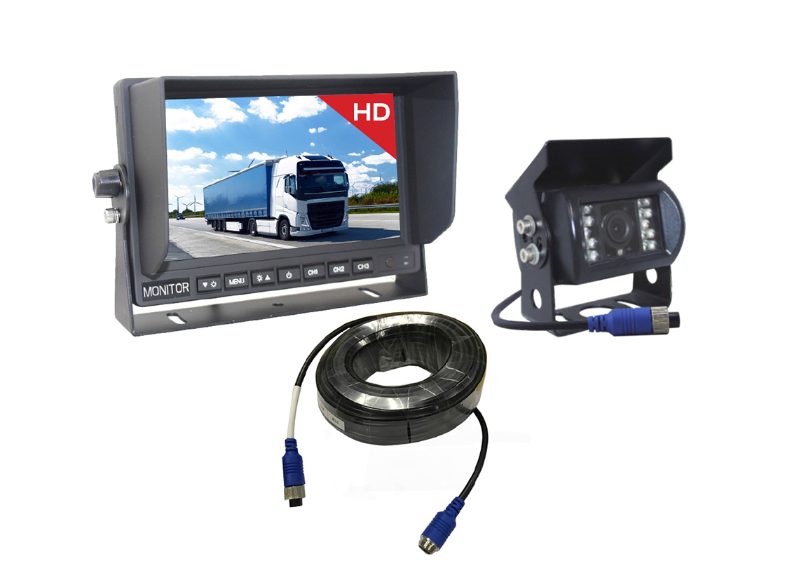 Kit de rétrovision écran 7 pouces numérique - Caméra IP69K