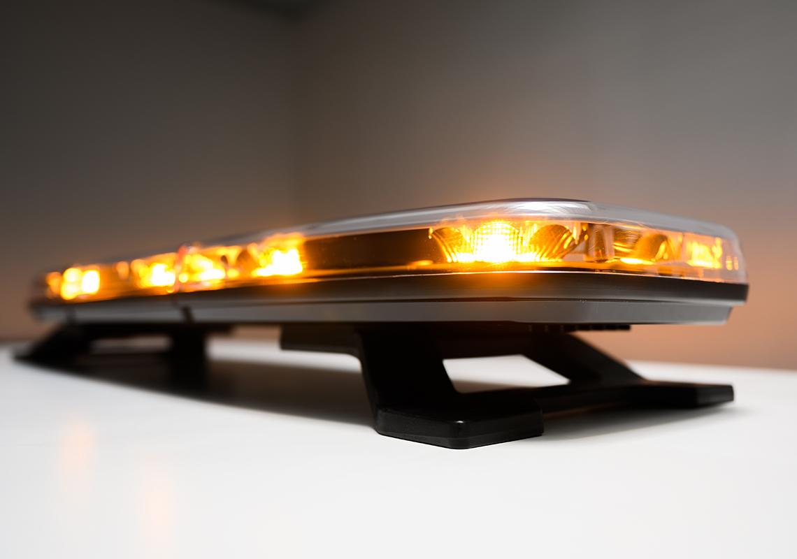 Rampe de gyrophare extra plate multi-effets - à Leds orange - IP67 - Class  Design