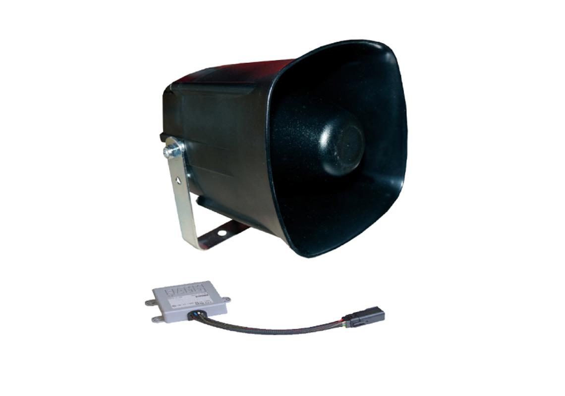 Sirène électronique sans fil pour voiture, haut-parleur de 12V, 130dB,  alarme puissante en iode, sirène de police, klaxon, haut-parleur